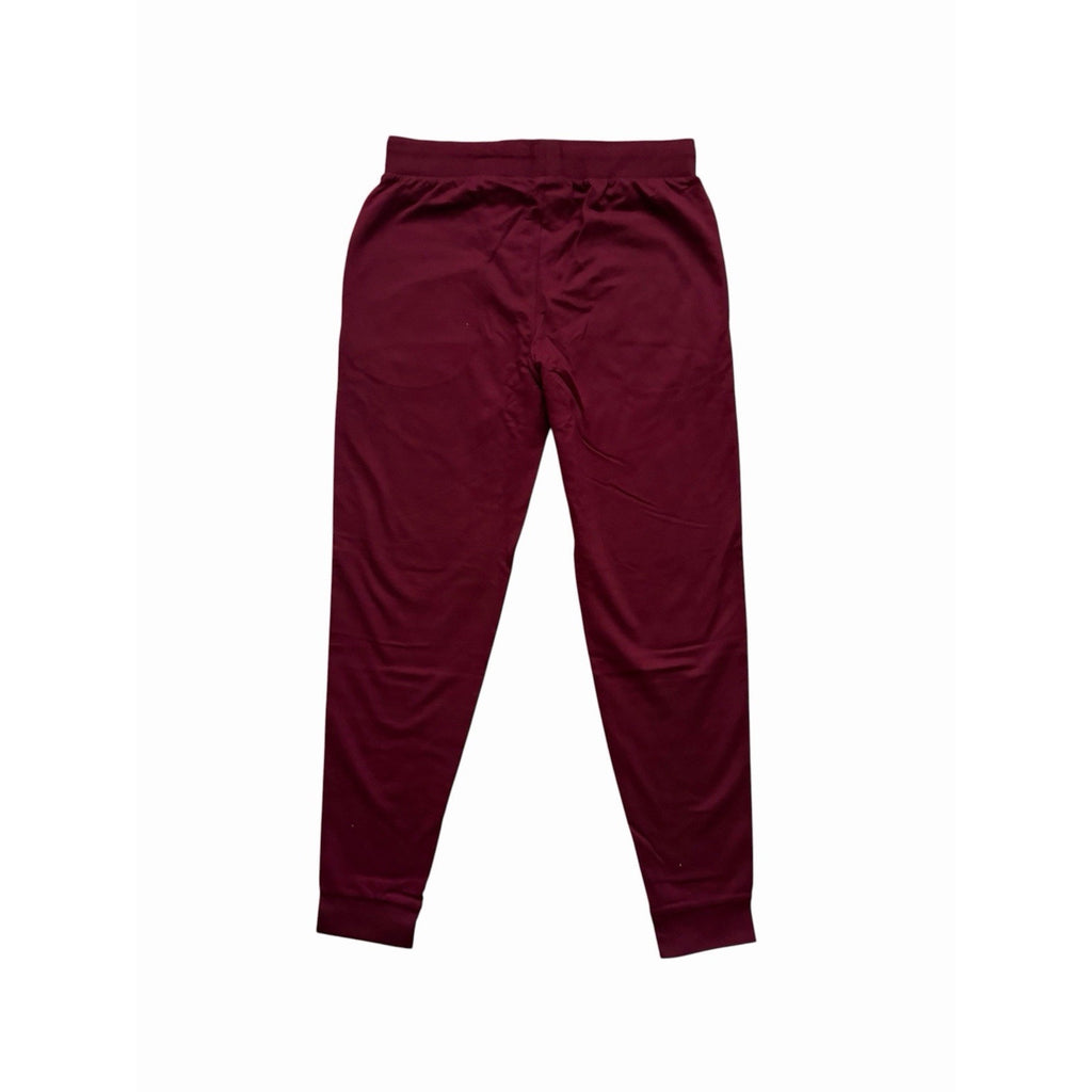 Hugo Boss Ease Drawstring Waist Cotton Blend Joggers - Burgundy Red