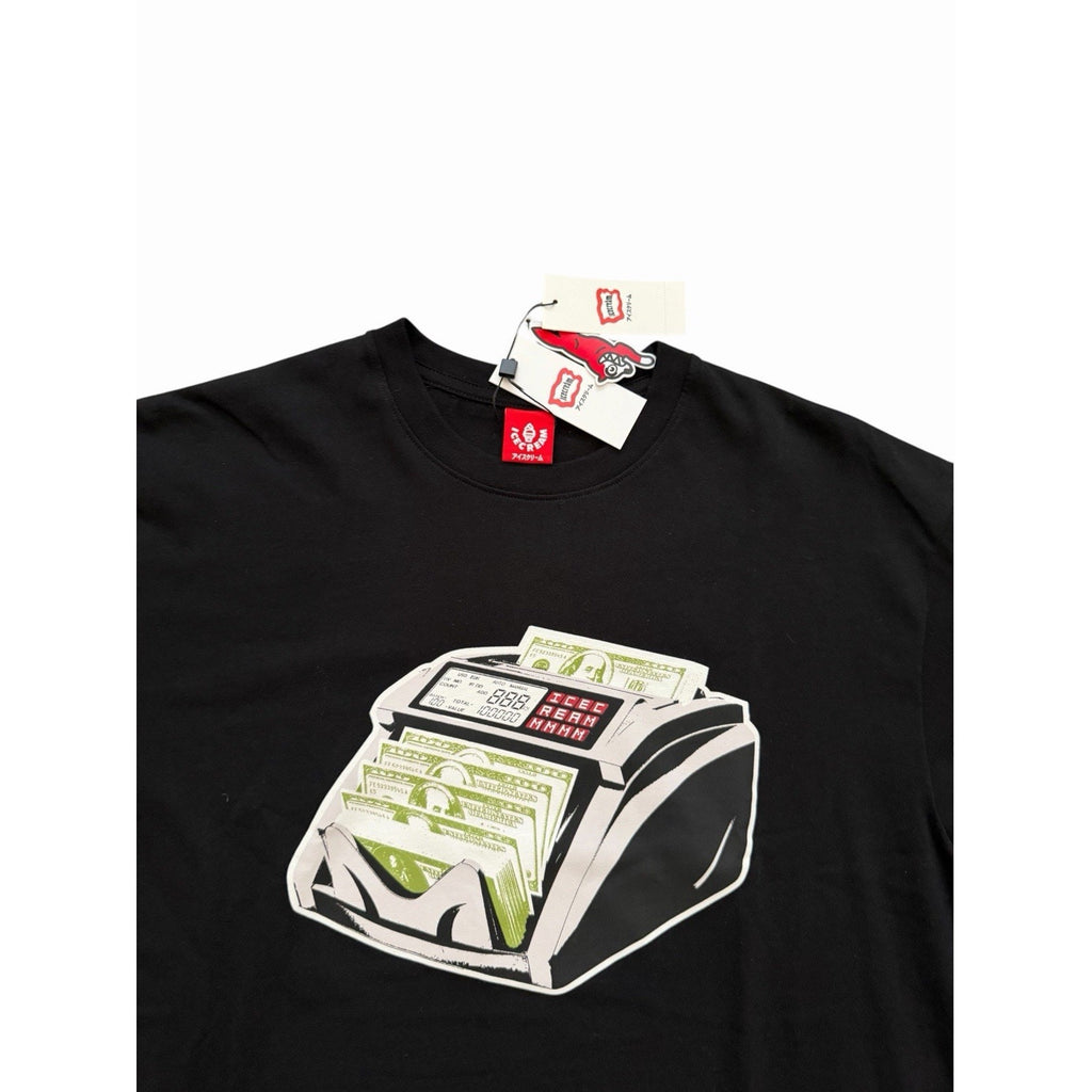 ICECREAM x Billionaire Boys Club BBC Mens Count Tee T-Shirt Black Size M