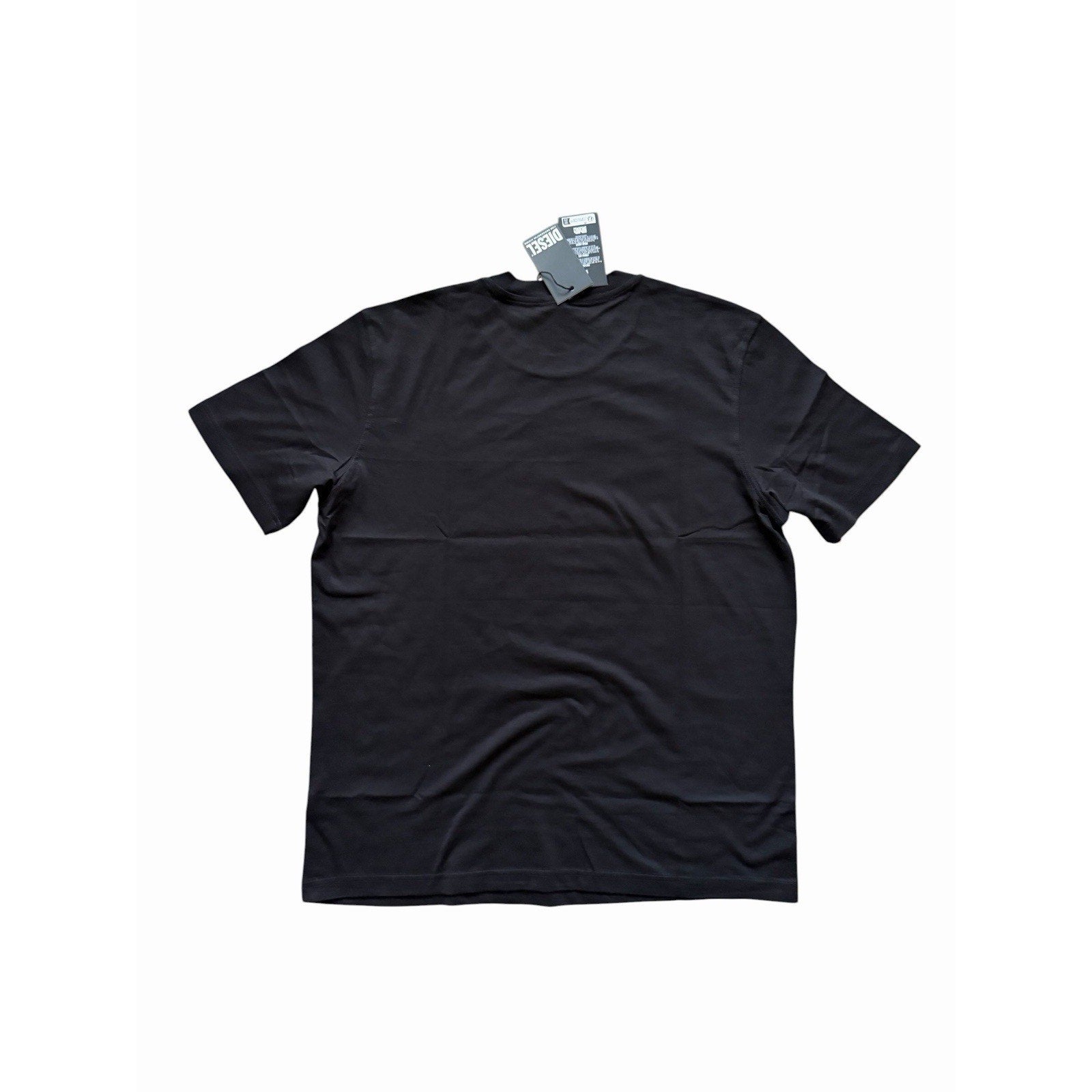 Diesel T-Just Maglietta T-Shirt Black Logo Tee Mens $70 Size M