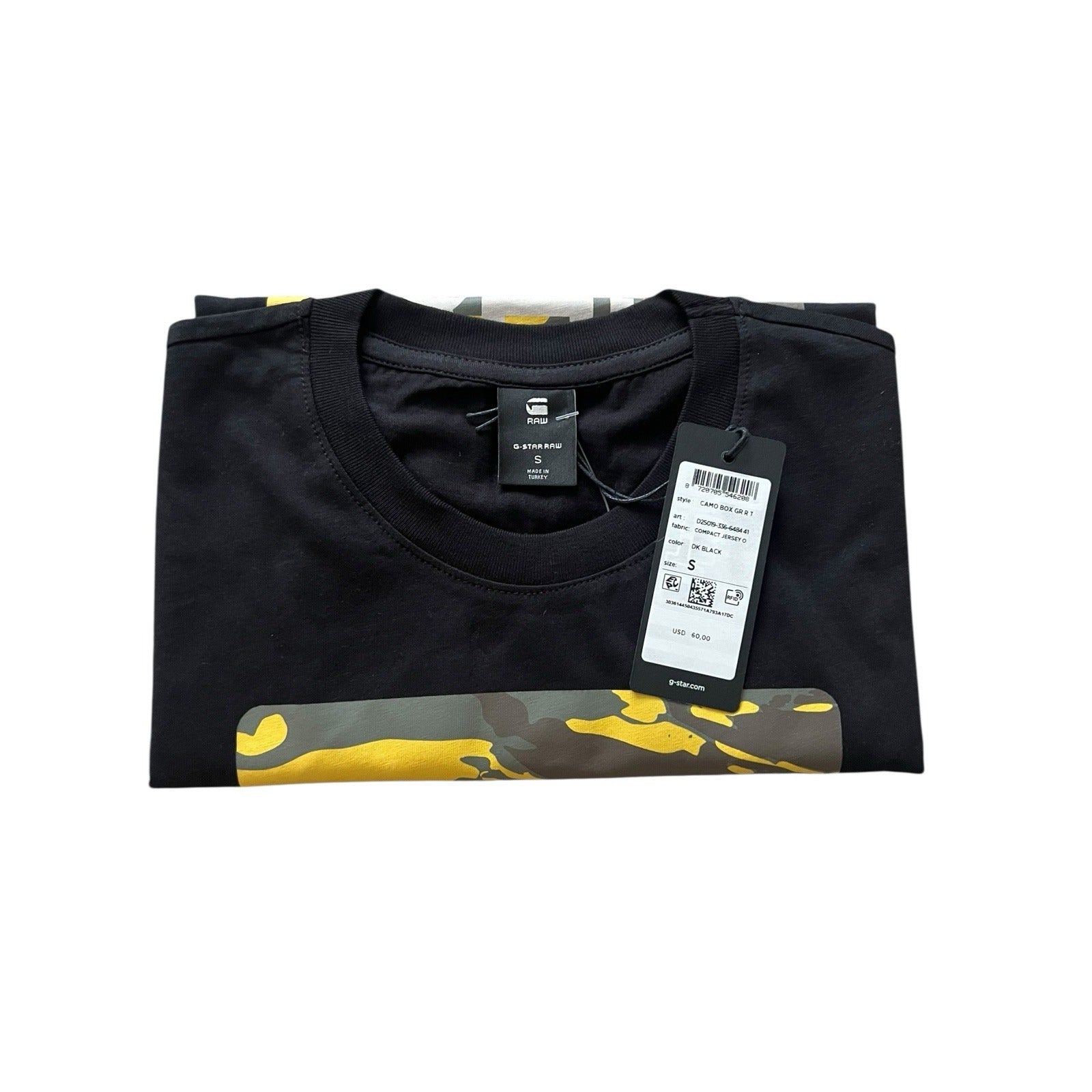 G-Star Raw Camo Box T-Shirt DK Black