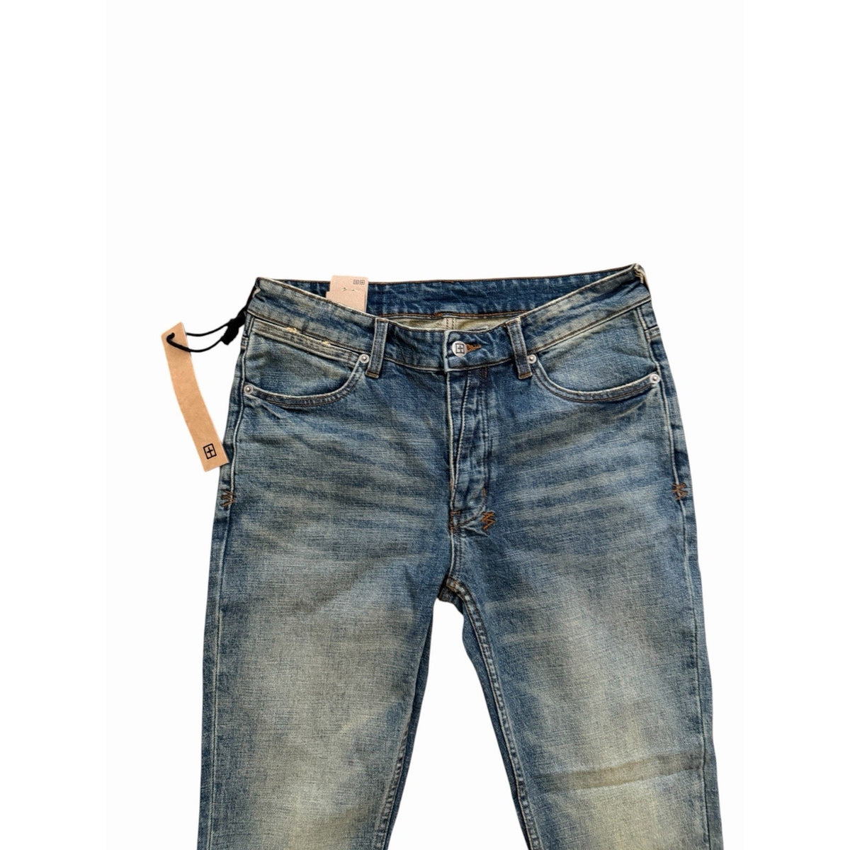 Ksubi Van Winkle Re-Up Blue Skinny Jeans