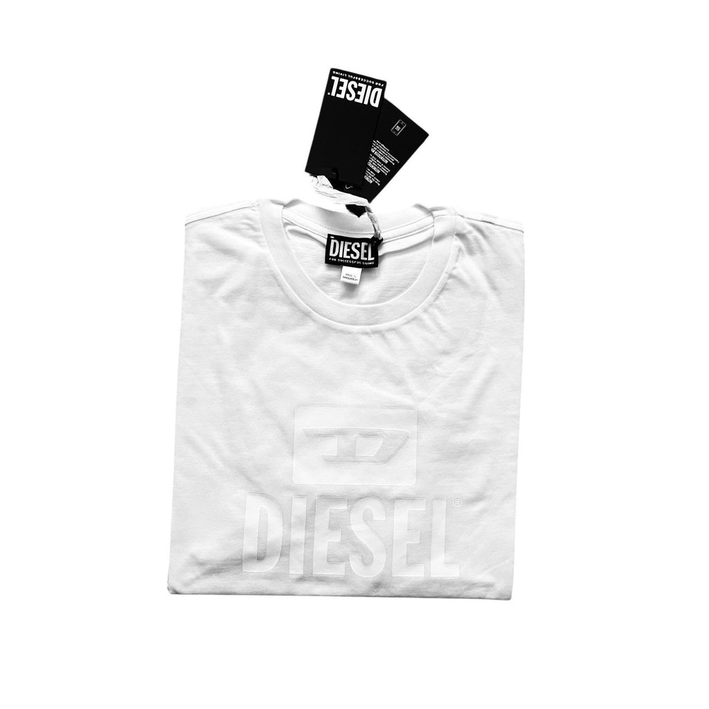 Diesel T-Diego Tone Logo White T-Shirt