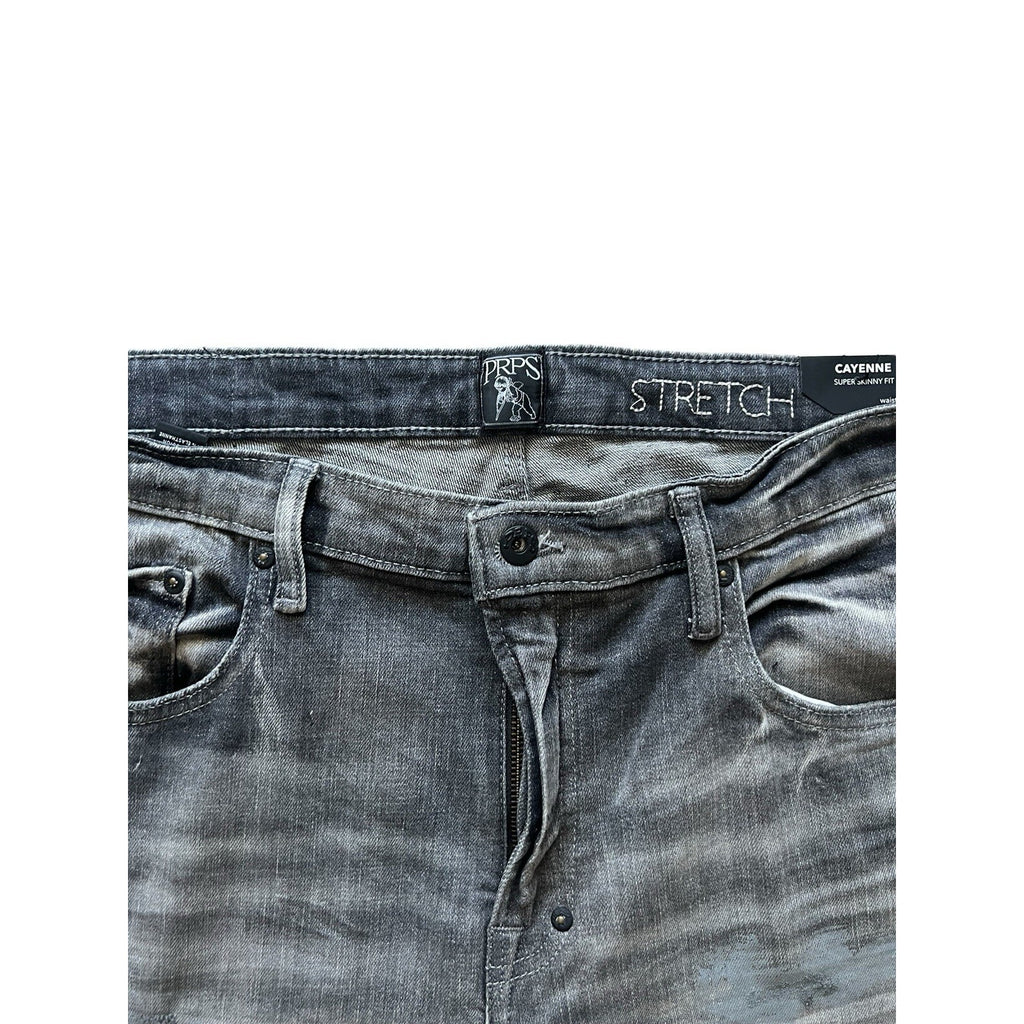 PRPS Cayenne Super Skinny Fit Men's Stretch Jeans Grey