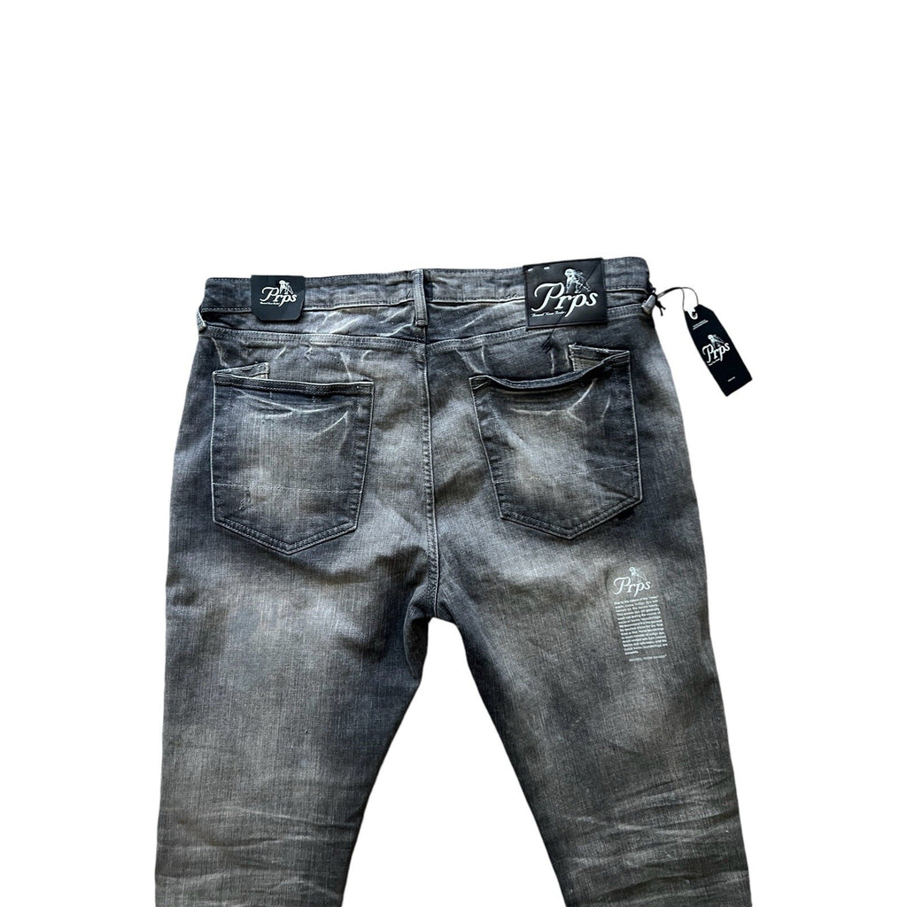 PRPS Cayenne Super Skinny Fit Men's Stretch Jeans Grey