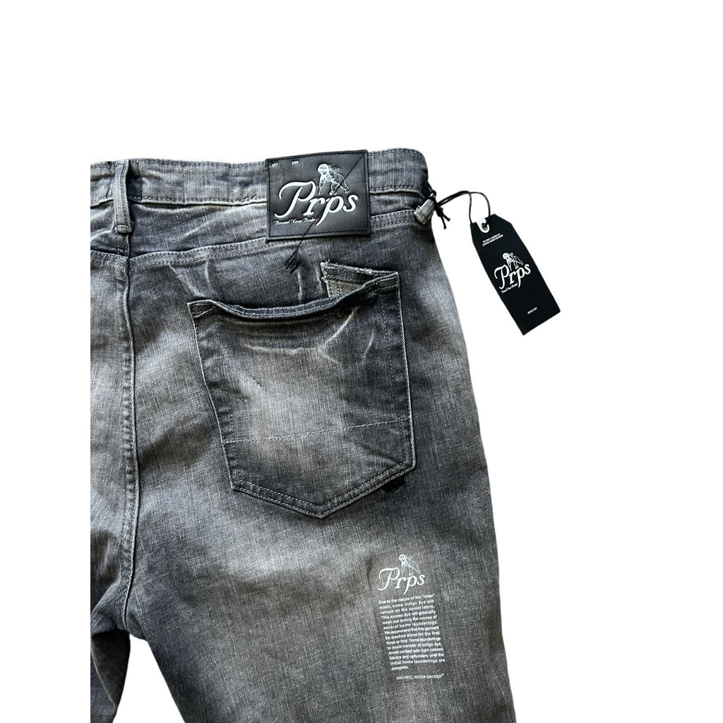 PRPS Cayenne Super Skinny Fit Men's Stretch Jeans Grey