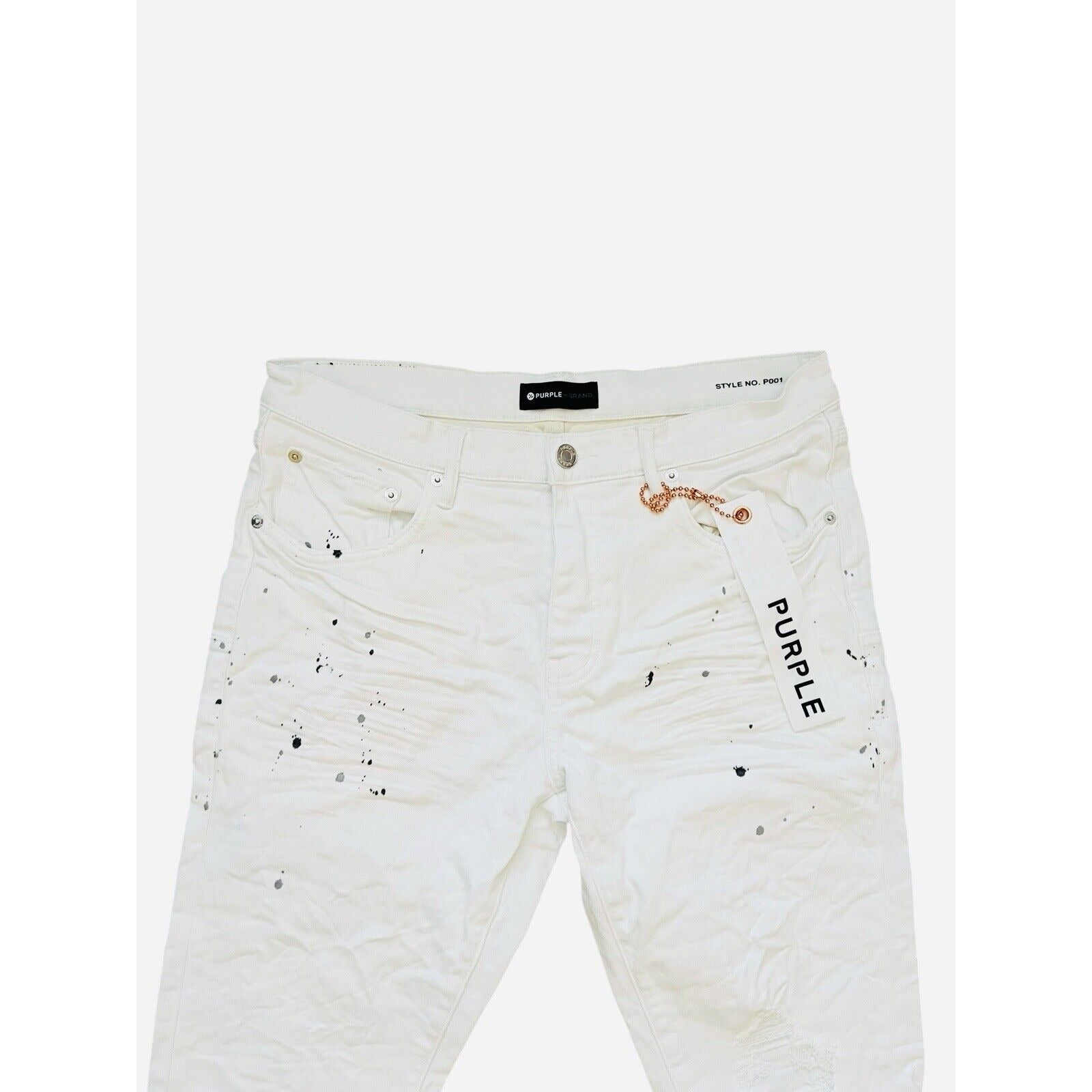 Purple Brand Jeans Slim Fit Optic White