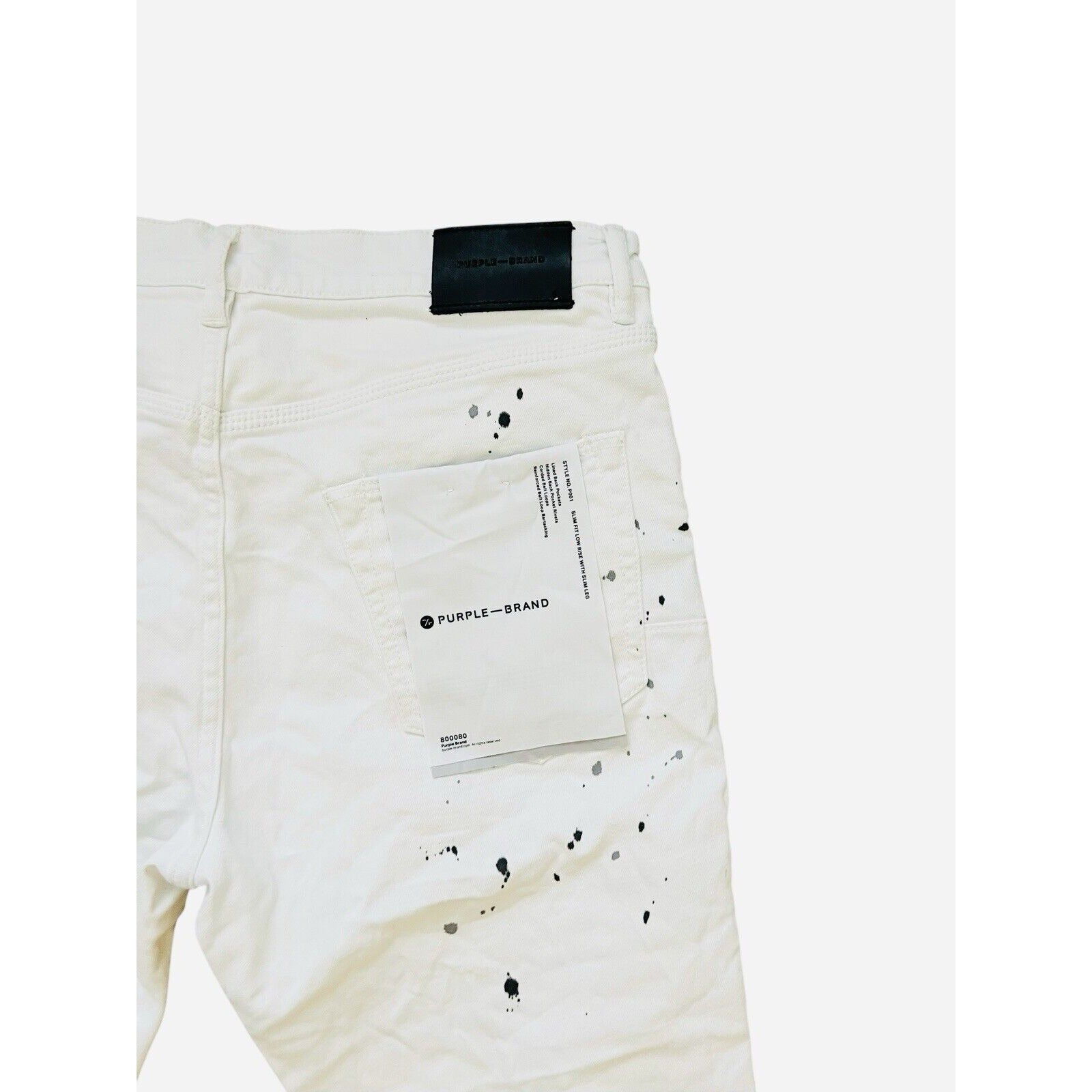 Purple Brand Jeans Slim Fit Optic White