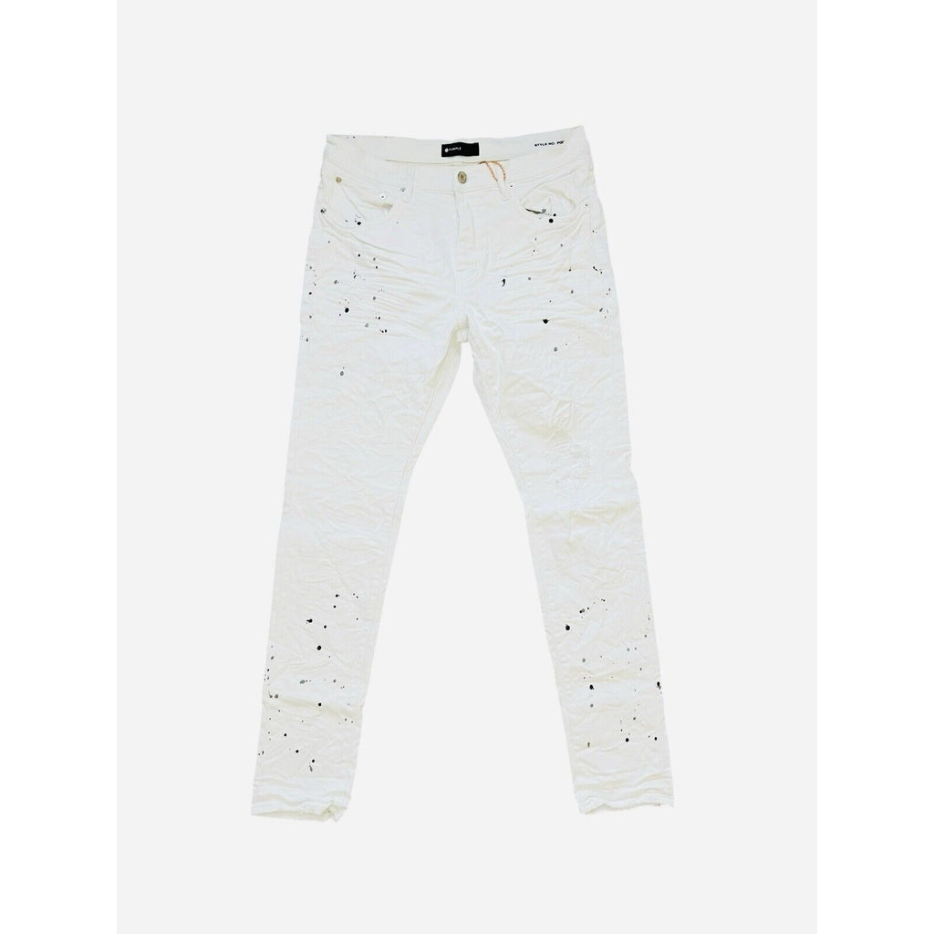 Purple Brand Jeans Slim Fit Optic White
