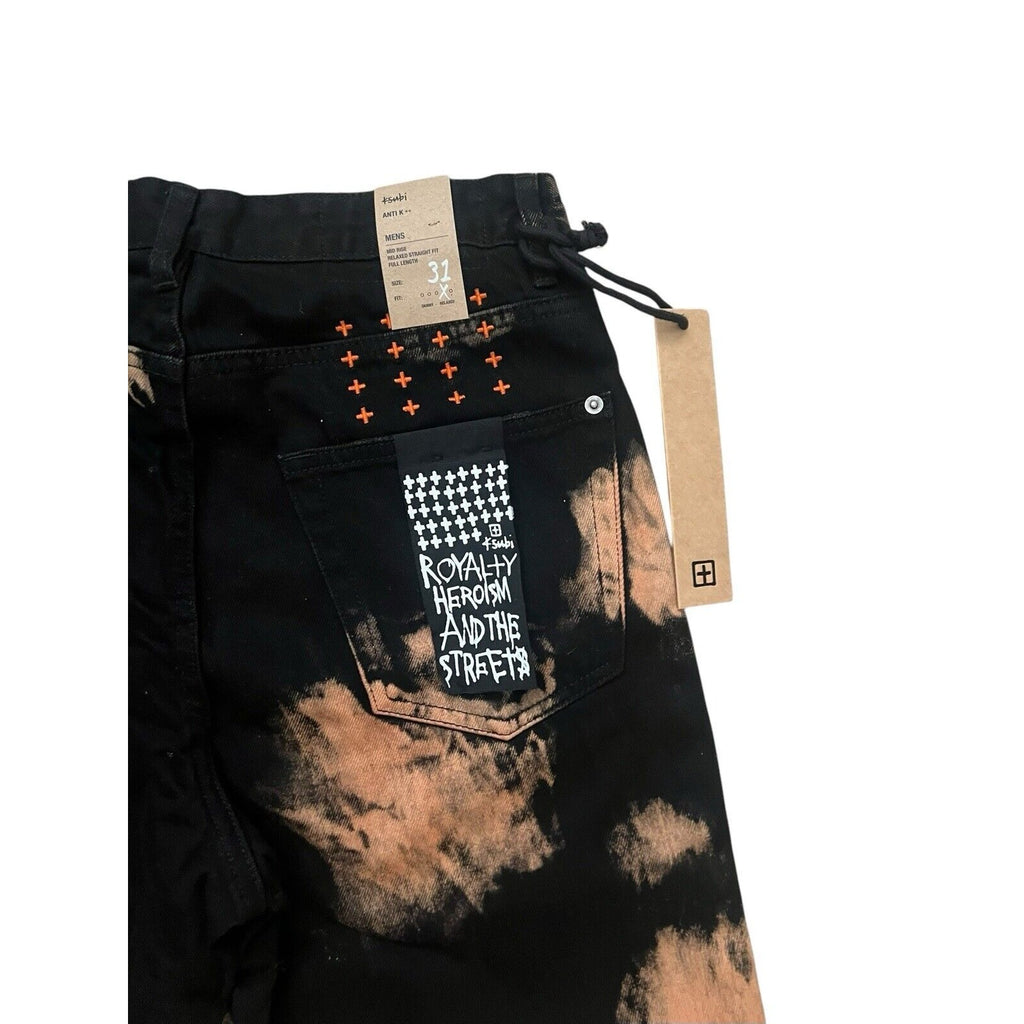 Ksubi Jeans Mens Anti K ++ Relaxed Straight Hellfire