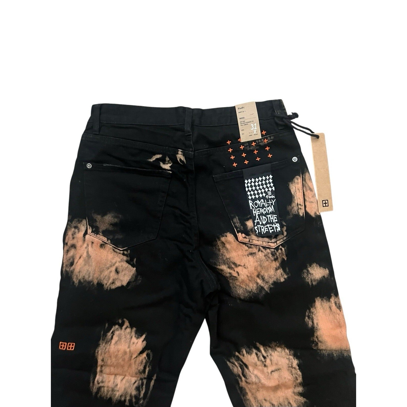 Ksubi Jeans Mens Anti K ++ Relaxed Straight Hellfire