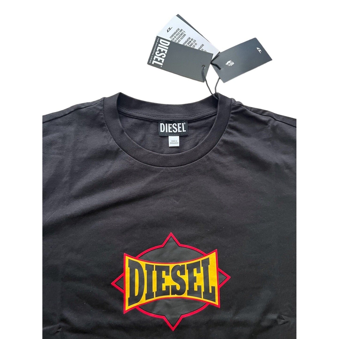 Diesel Mens Maglietta Logo T-Shirt