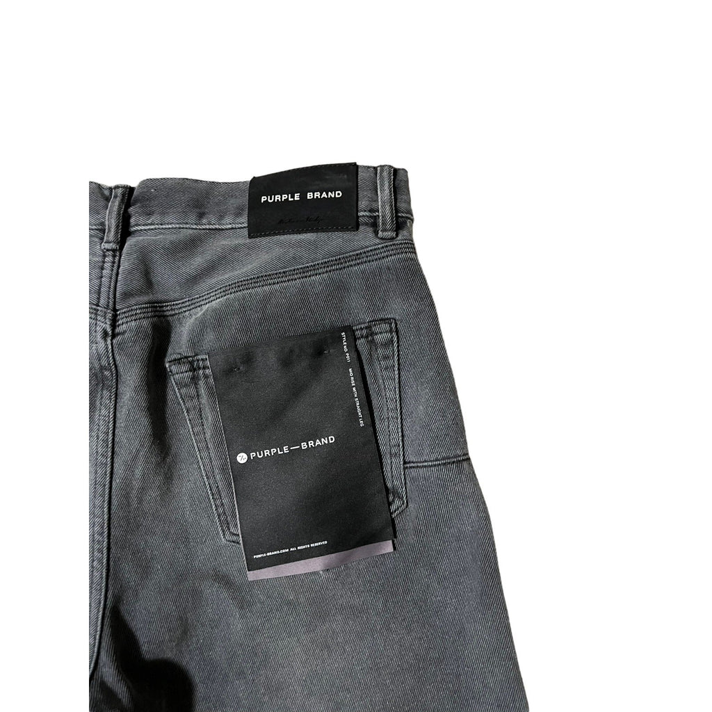 Purple Brand Jeans Straight Mid Rise Made In Italy P011