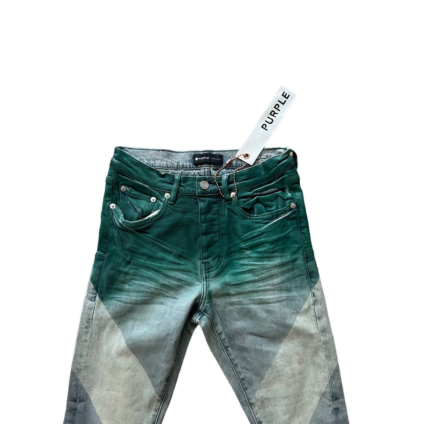 Purple Brand Jeans Mens Slim Fit Multi Dark Color Coated