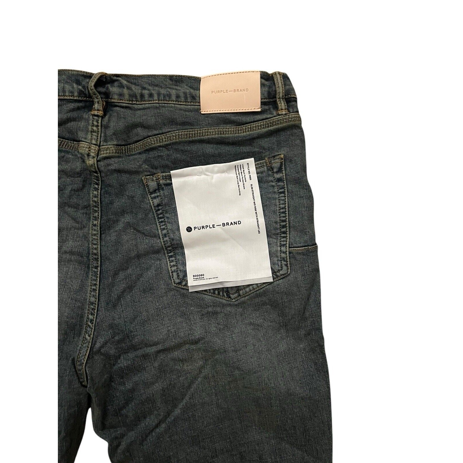 Purple Brand Jeans Men Slim Straight Vintage Aged P005