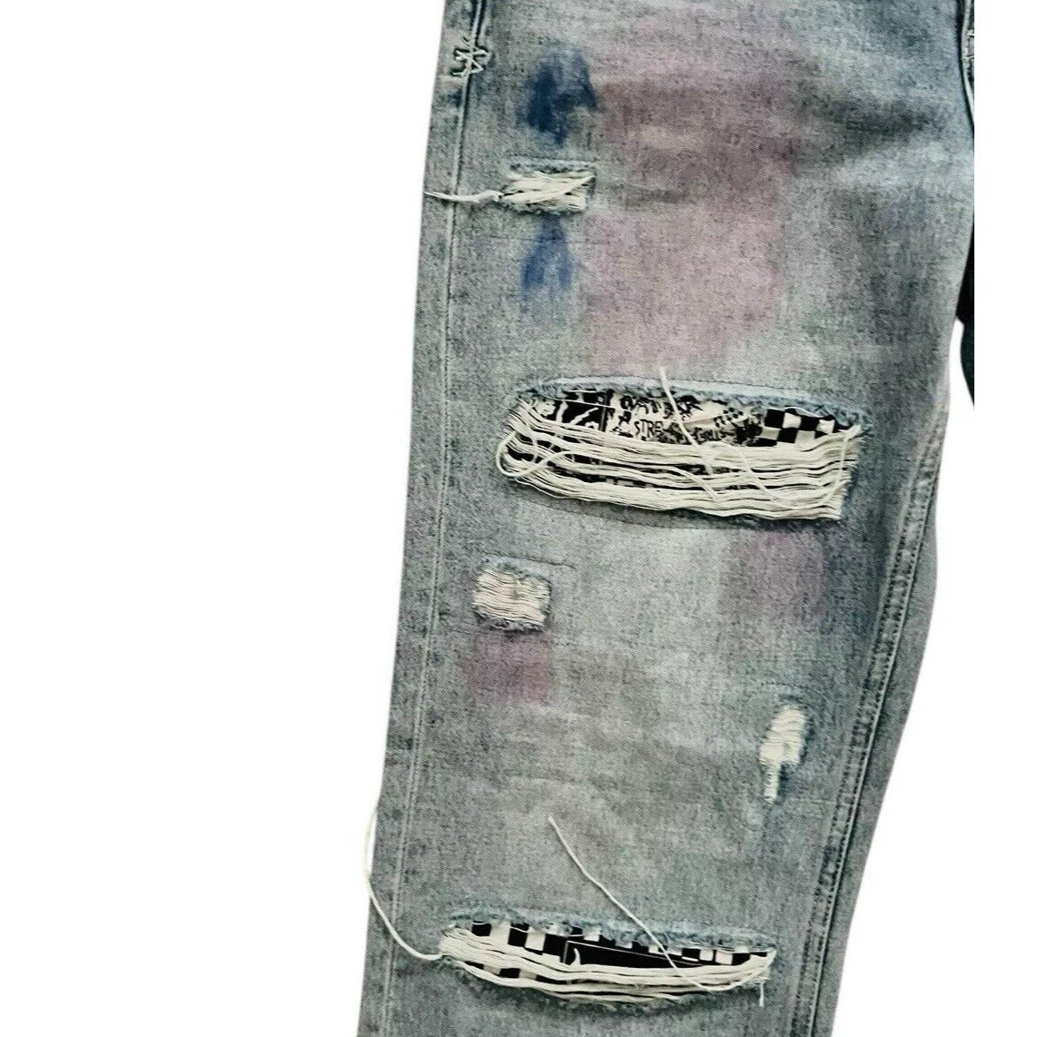 Ksubi Jeans Mens Anti K++ Streets Kolor Straight Fit