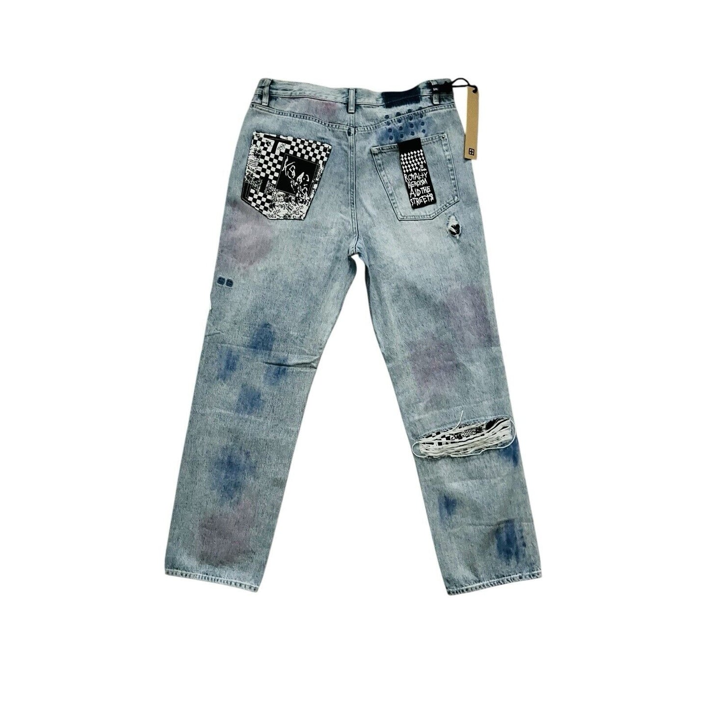 Ksubi Jeans Mens Anti K++ Streets Kolor Straight Fit