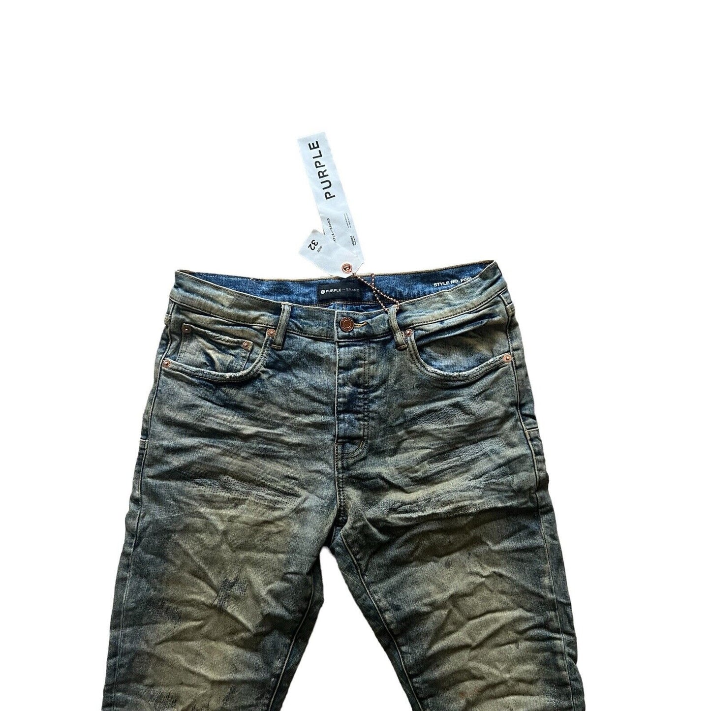 Purple Brand Jeans Skinny Fit P001 Indigo Oil