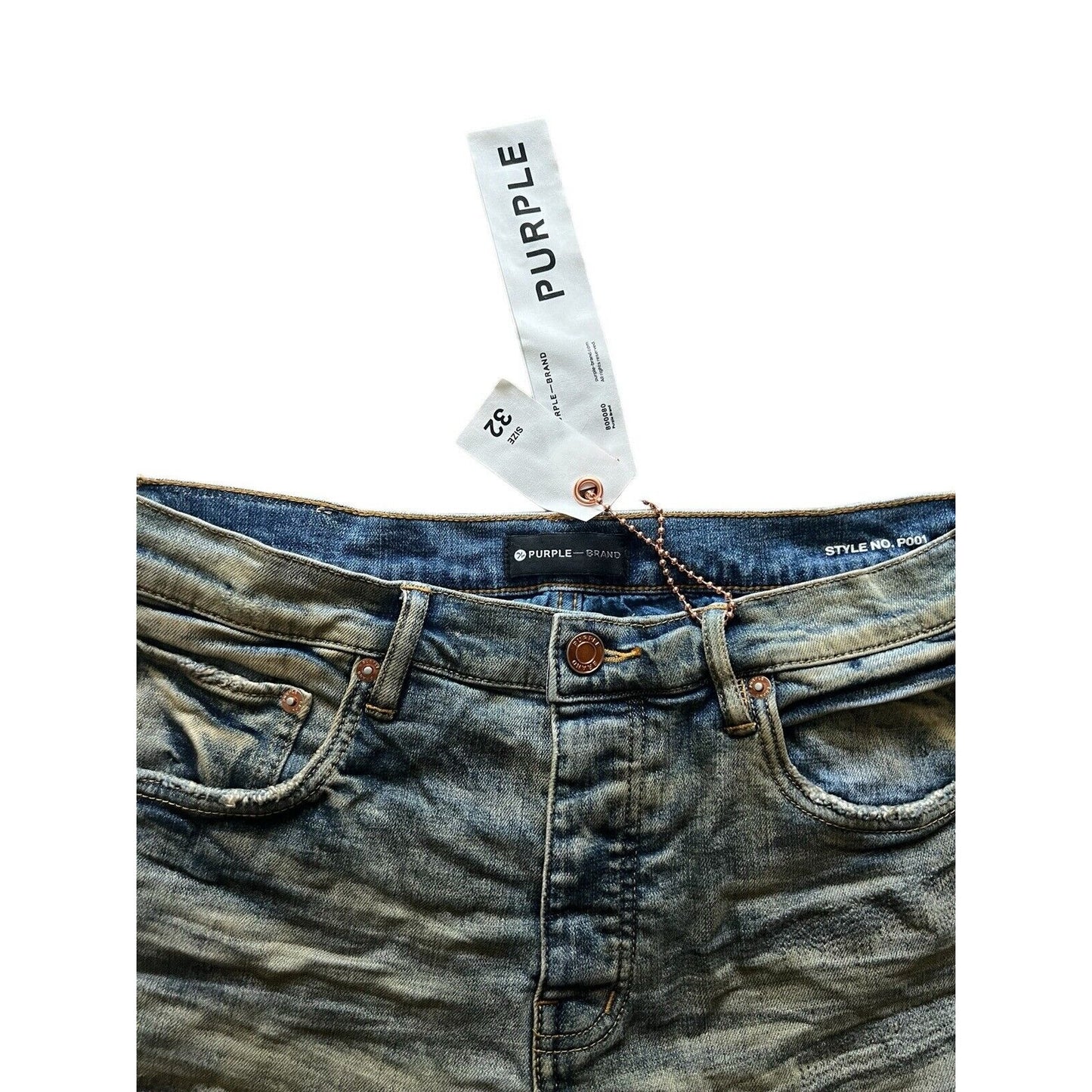 Purple Brand Jeans Skinny Fit P001 Indigo Oil